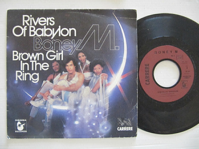 Boney M. Rivers Of Babylon 7" sinkku Ranskalainen
