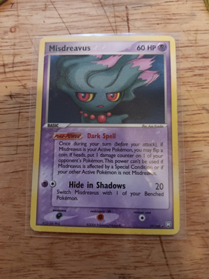Misdreavus 25/109 - EX Team Rocket non holo RARE card
