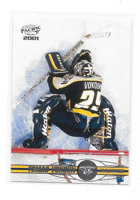 2000-01 Pacific #227 Tomas Vokoun Nashville Predators MV