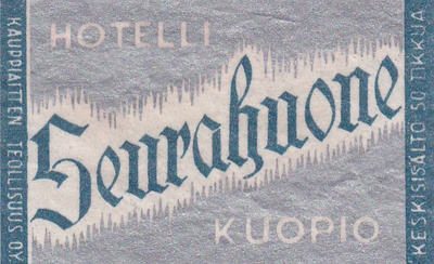 Kuopio. Hotelli Seurahuone  b535