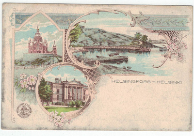 Helsinki - värisommitelma - käyttämätön