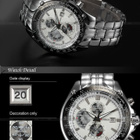 296 .. CURREN Mens Army Stainless Steel .. Rannekello - pikkukuva 2
