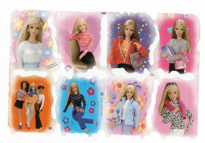KIILTOKUVA °°BARBIE°° /MLP1991