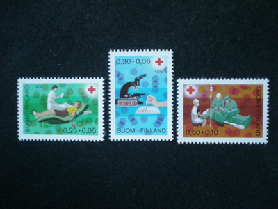 Punainen Risti PR-sarja 1972 - LaPe 706-708 **