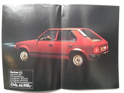 Talbot Horizon -esite, 1980