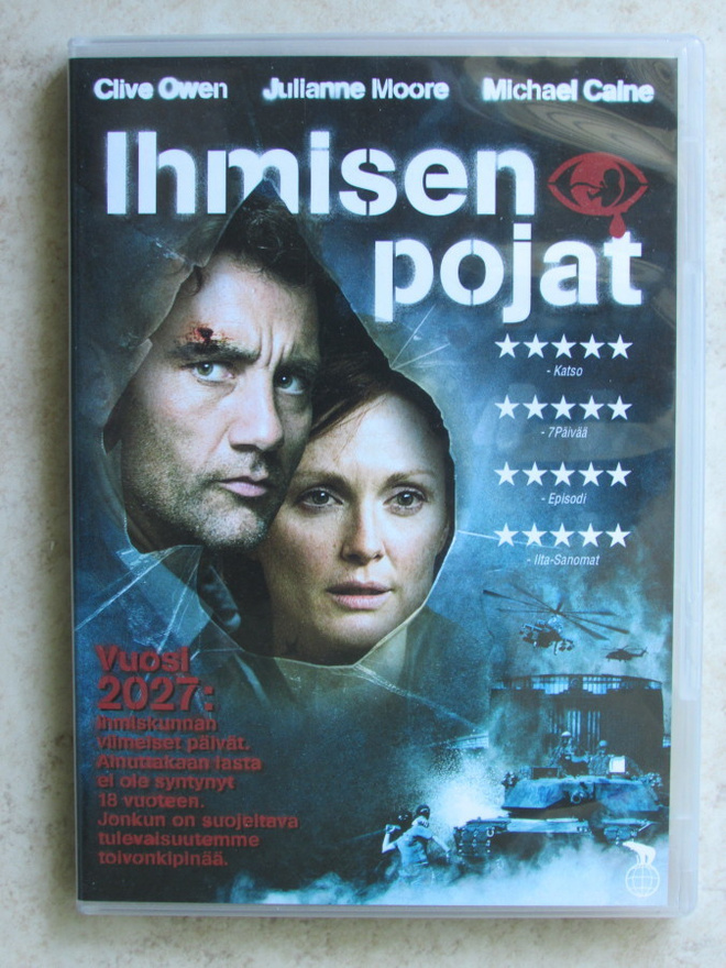 Ihmisen pojat, DVD. Julianne Moore