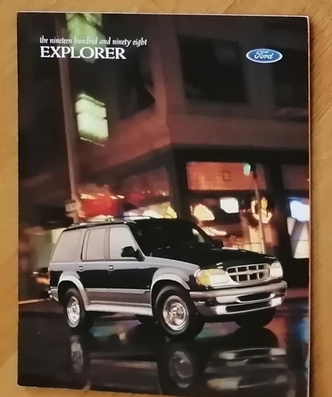 1998 Ford Explorer esite - KUIN UUSI - 28 sivua