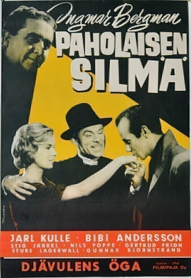 Elokuvajuliste: Paholaisen silmä (Ingmar Bergman)