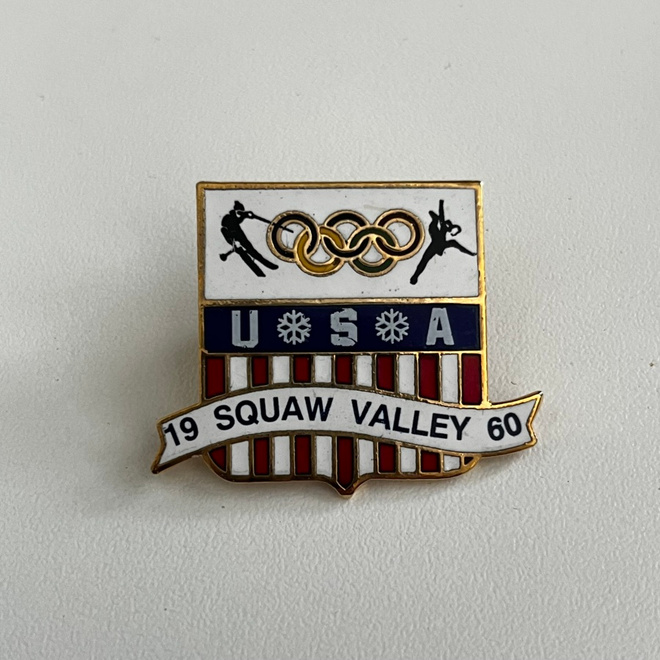 USA Olympiajoukkue pinssi Squaw valley 1960