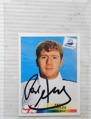 Paul Scholes Englanti signed