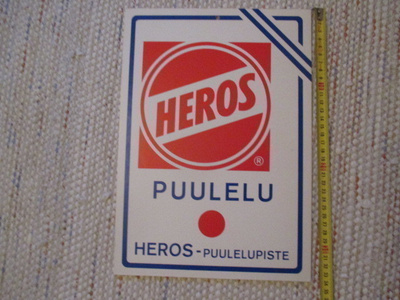 heros puulelu kyltti