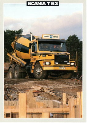 Scania T93 -esite, 1989