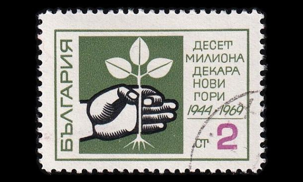 Bulgaria 1922 o Uusien metsien istutus (1969)