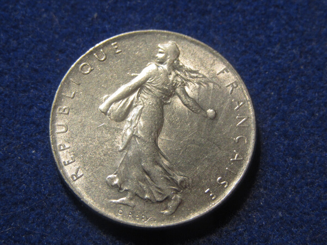 1 franc 1974.Ranska- France
