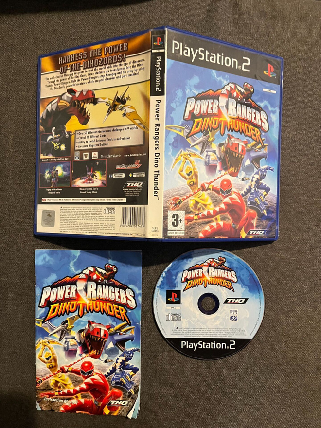 Power Rangers - Dino Thunder PS2 (Suomijulkaisu)