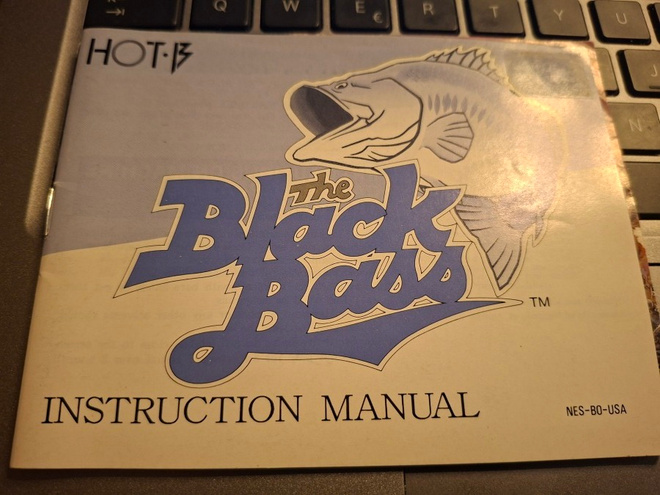 NES The Black Bass USA ohjeet