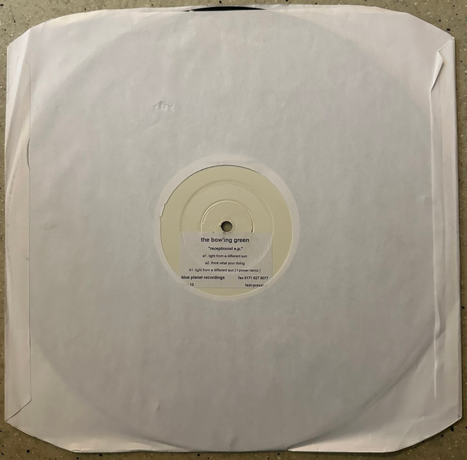 [12''] THE BOWLING GREEN: RECEPTIONIST E.P. (Drum’n’bass)