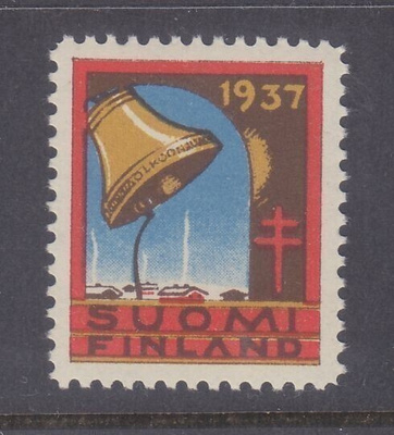 1937 TUB joulumerkk postituoreena.