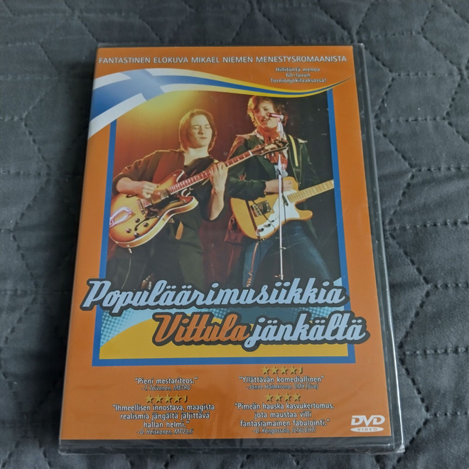 Populäärimusiikkia Vittulajänkältä DVD **muoveissa**