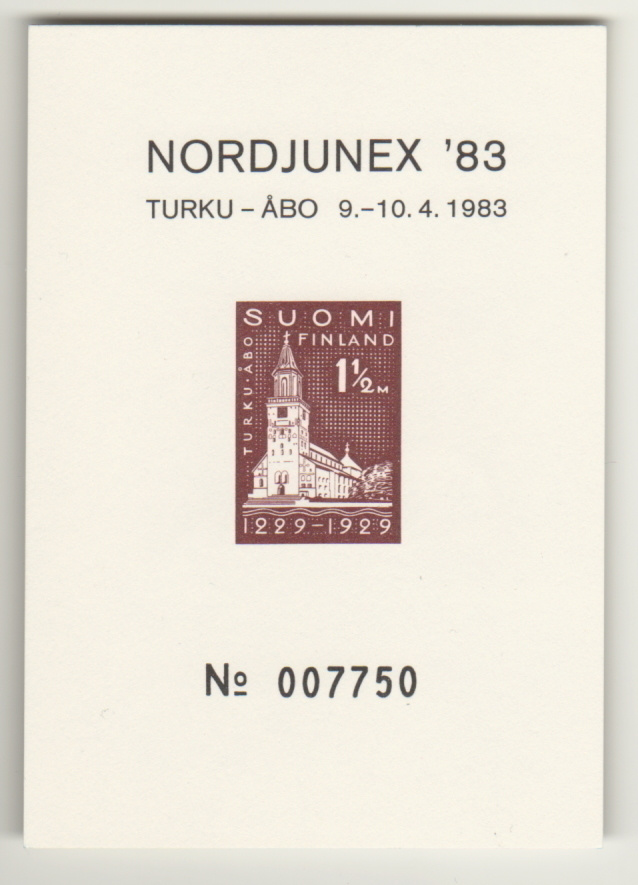 Muistoarkki Nordjunex '83 Turku