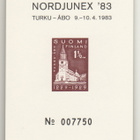 Muistoarkki Nordjunex '83 Turku - pikkukuva 1