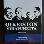 Oikeiston vihapuhetta - toim. Juri Nummelin - pikkukuva 1