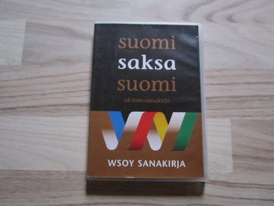 Suomi-saksa-suomi sanakirja cd-rom