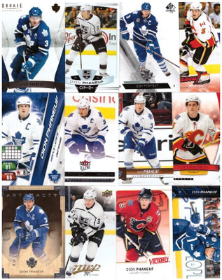 12 x DION PHANEUF Flames, Maple Leafs, Kings