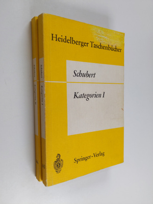Horst Schubert : Kategorien 1-2