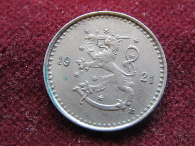25 penniä 1921