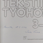 Iloa tekstiilityöhön 3-4 (signeerattu, tekijän omiste) - pikkukuva 2