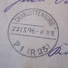 Ehiökortti Saksa 1896 - loistoleima - pikkukuva 4