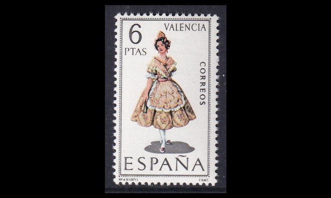 Espanja 1909 ** Kansanpukuja Valencia (1971)
