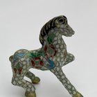 Pieni kiinalainen cloisonne hevonen - pikkukuva 3