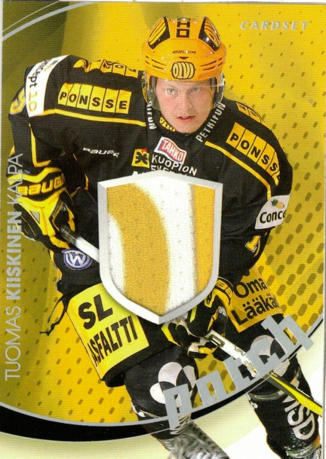 2011-12 Cardset TUOMAS KIISKINEN KalPa Patch