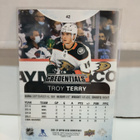2021-22 Upper Deck Credentials - Pink #42 Troy Terry 10/49 - pikkukuva 2