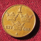 1 öre 1950 Ruotsi-Sweden - pikkukuva 1