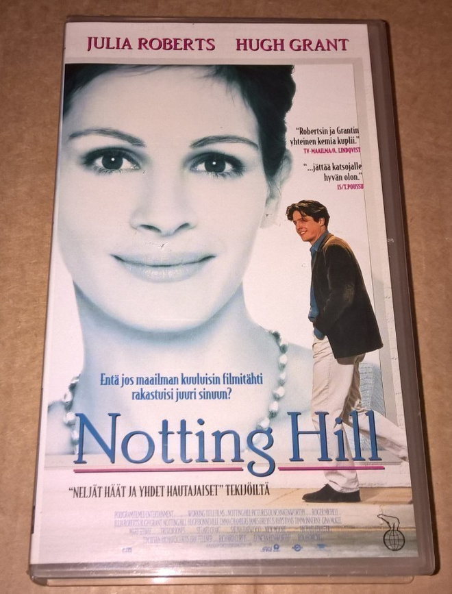 NOTTING HILL VHS KOMEDIA