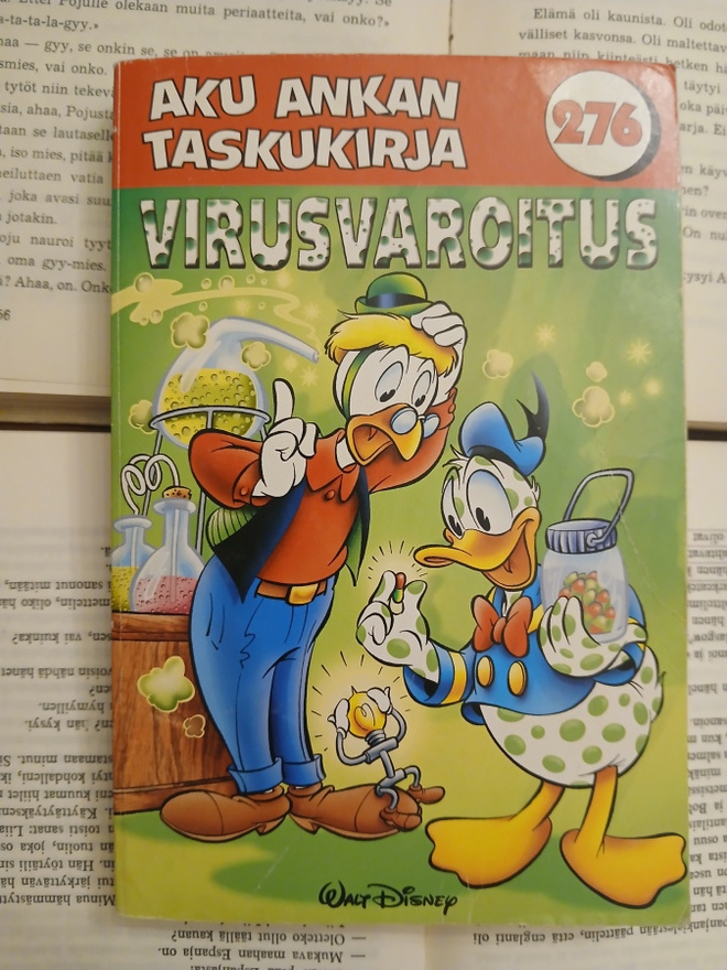 Aku Ankan taskukirja 276: Virusvaroitus (pokkari)