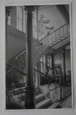 Helsinki, Diakonissalaitos, rappukäytävä, p. 1960