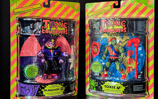 Toxic Crusaders figuurit Toxie ja Dr. Killemoff [UUDET]