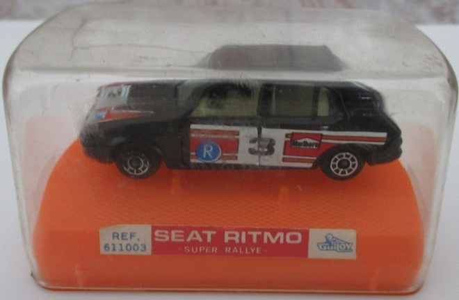 Fiat Ritmo mk1 Super Rallye Hatchback 1978 Black Guiloy 1:55