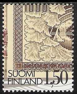 1985 100 v setelipainatusta "1000 mk v 1909" ** LaPe 961