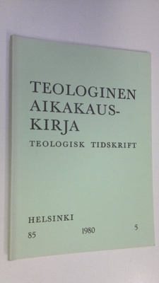 Teologinen aikakauskirja 5/1980