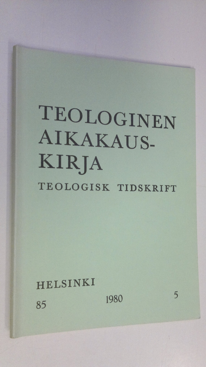 Teologinen aikakauskirja 5/1980