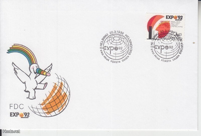 FDC 1992 Expo 92