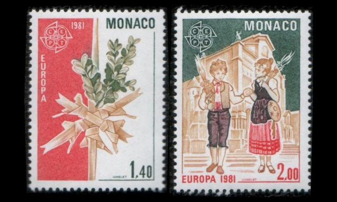 Monaco 1473-4 ** Europa (1981)