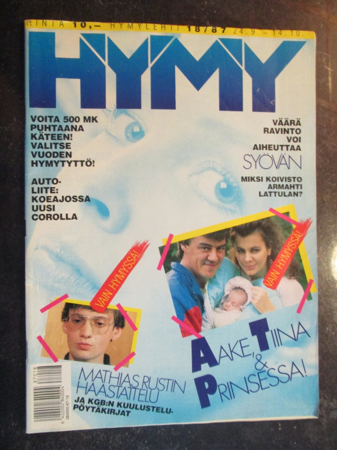 HYMY LEHTI 18 / 1987 LEHDEN SISÄLTÖ KUVA 2