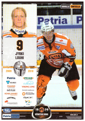 JYRKI LOUHI #9 HPK Postikortti