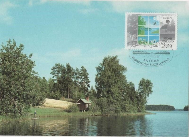 kortti ** Maksimikortti Suomen luonto - erilaisia